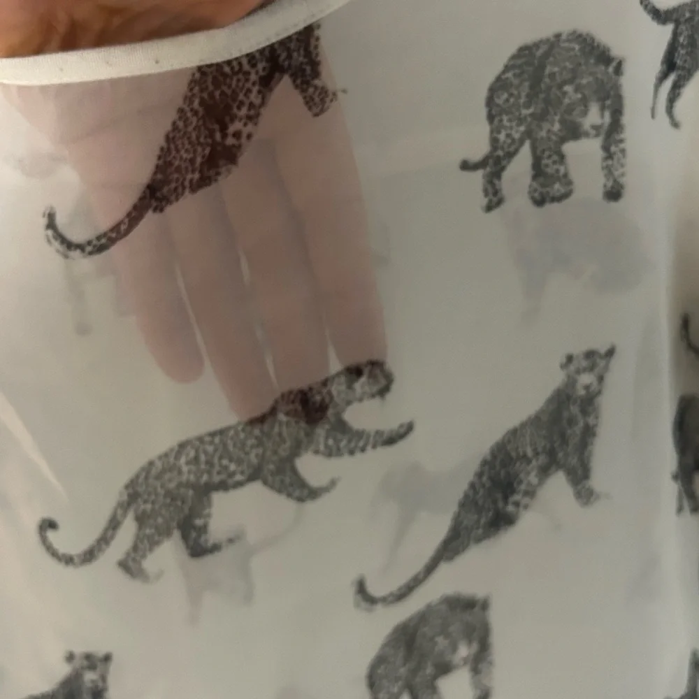 Aeropostale White Sheer Blouse - Picture 7 of 7